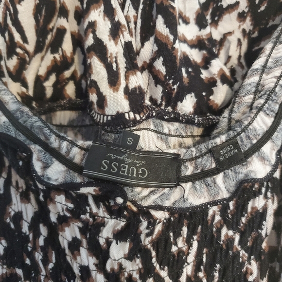NWT GUESS Leopard Halter Top Sz S - Picture 6 of 6